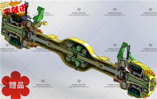 卡车驱动桥 机械设计自动化素材