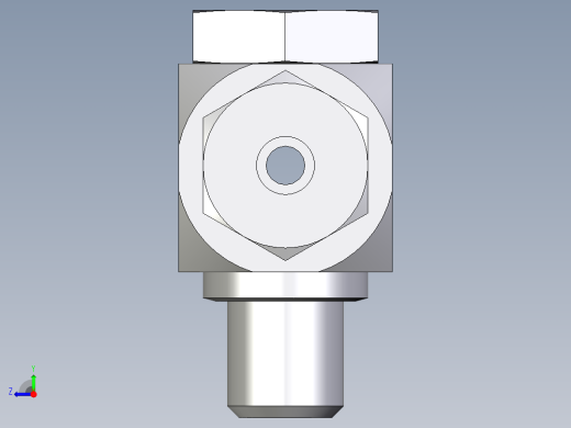卡套式工业通用硬管接头EO_High_pressure_banjo_tee_TH06SM71右视缩略图
