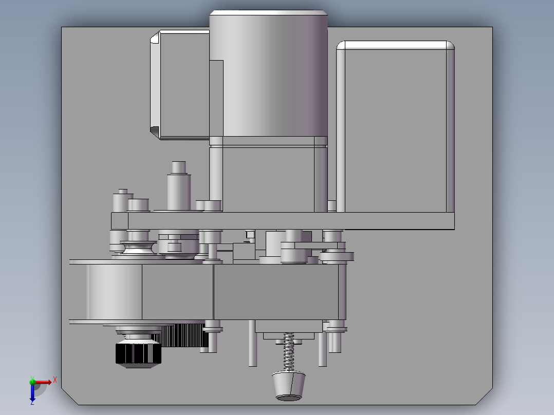 日期打印机俯视图