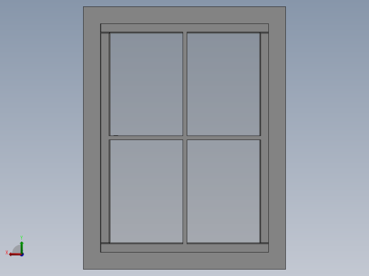 木模块窗后视缩略图