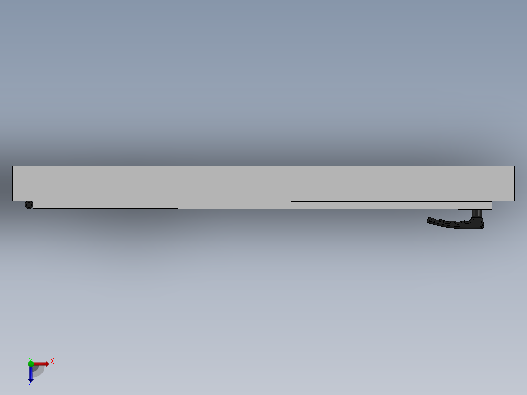 木模块窗俯视图