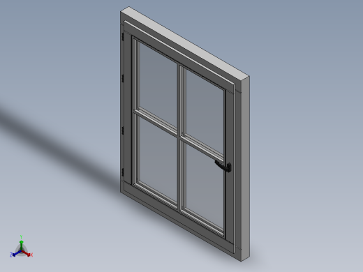 木模块窗正等轴测缩略图