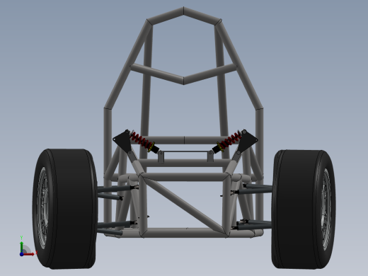 KMLI Chassis AGNI钢管车底盘简易结构前视缩略图
