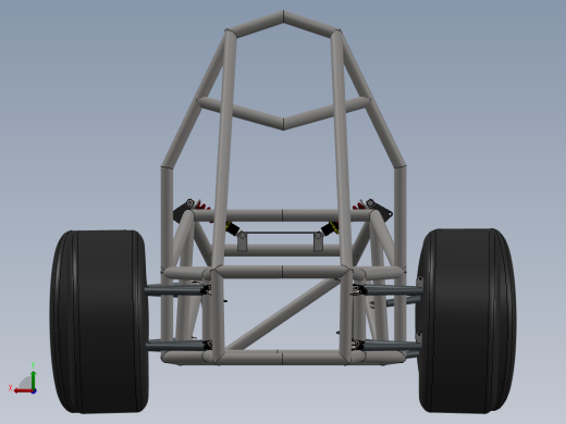 KMLI Chassis AGNI钢管车底盘简易结构后视缩略图