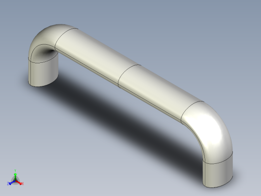 取手(鋁合金)(B)MO-3D多系列多零件图纸模型