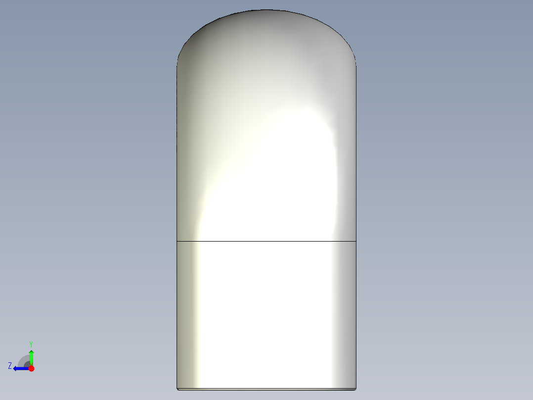 取手(鋁合金)(B)MO-3D多系列多零件图纸模型右视图