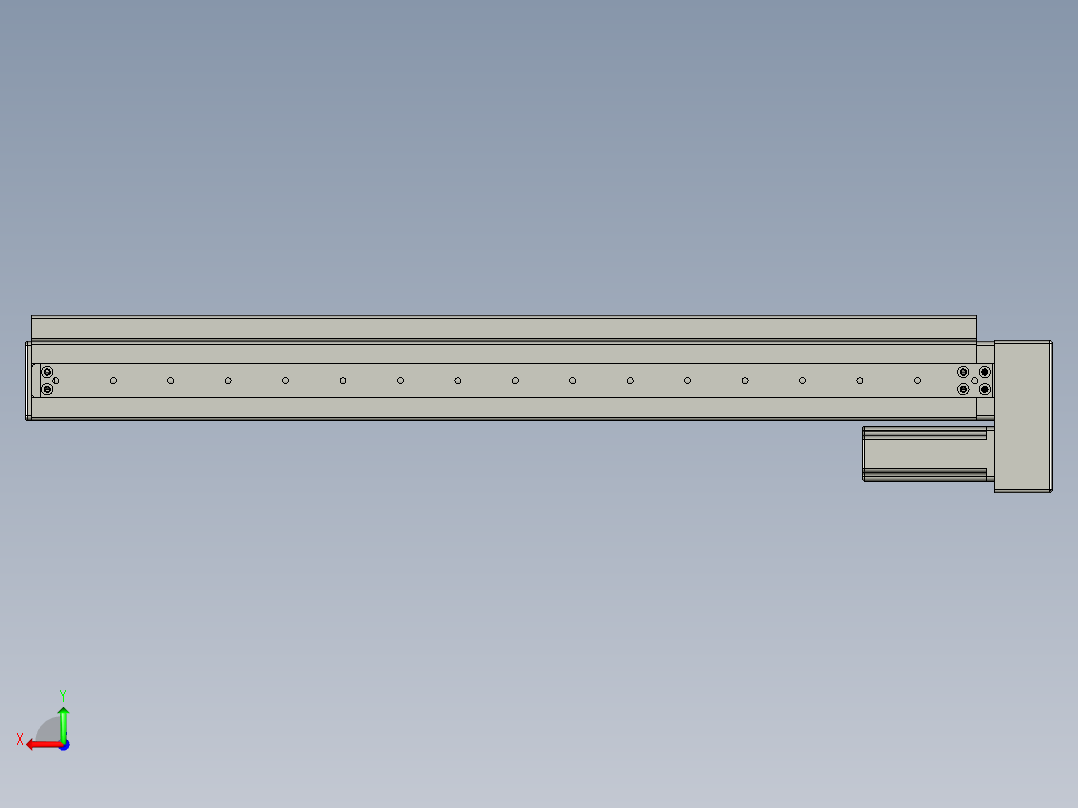 VF丝杆传动-一般环境VT5-S520-BL后视图