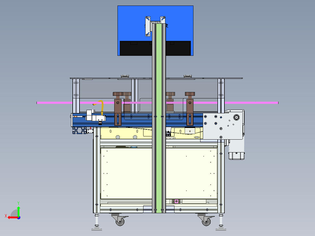 盒子外观检测流线sw19可编辑后视图