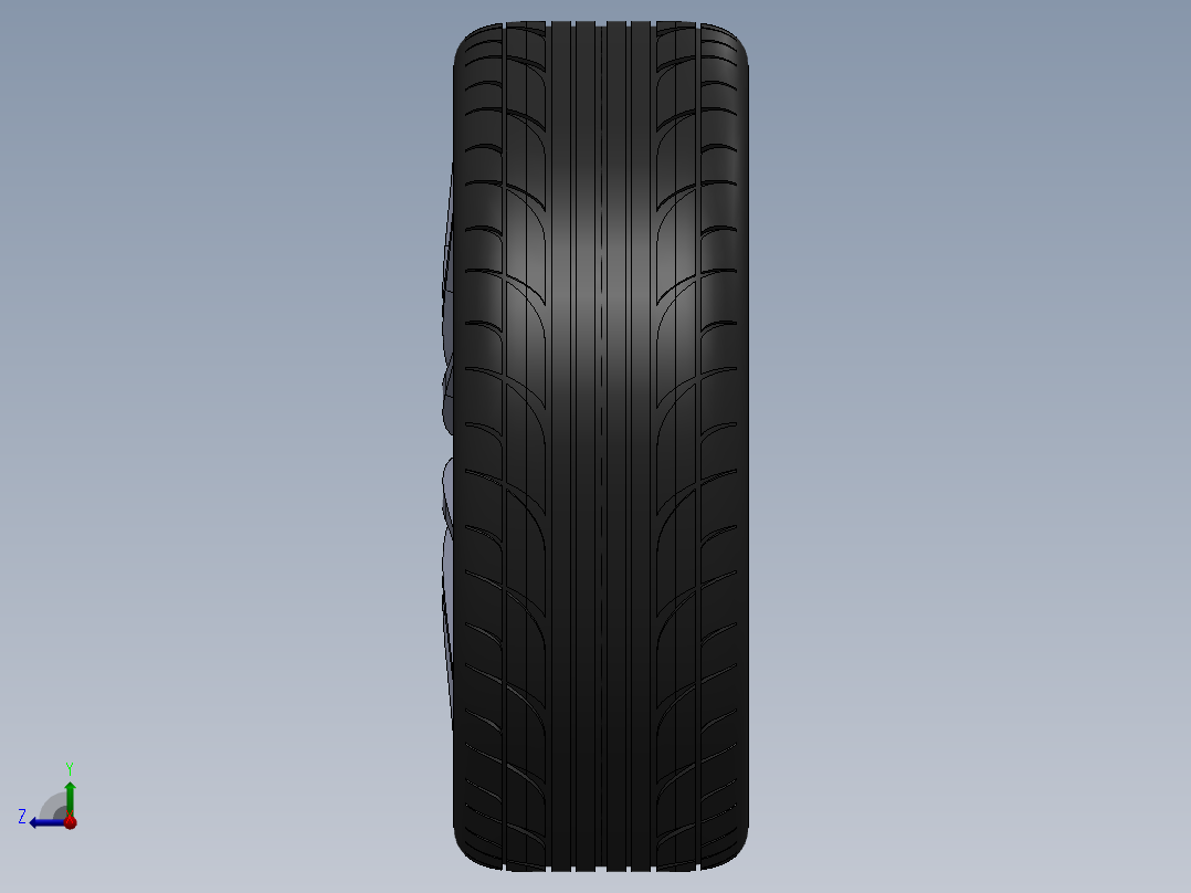 轮胎、车轮、轮毂(46)右视图