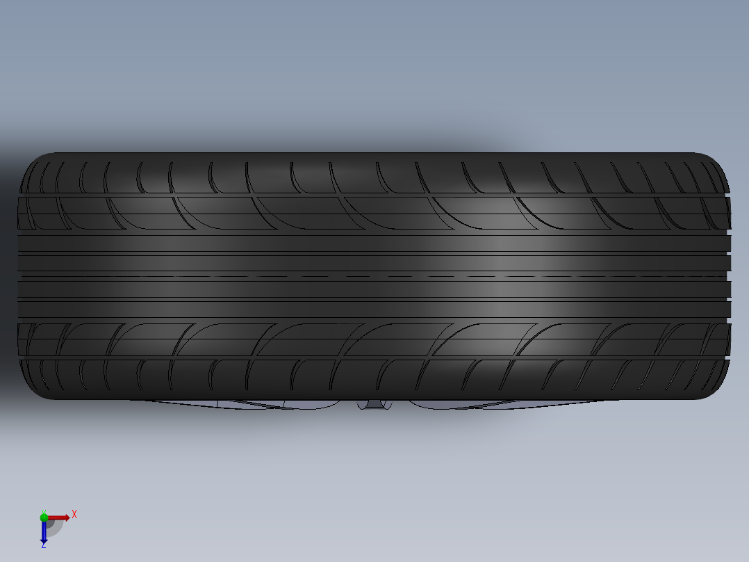 轮胎、车轮、轮毂(46)俯视图