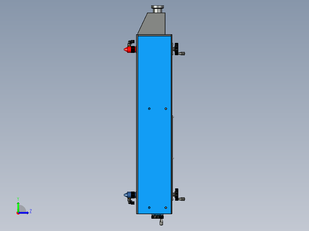 激光枪适配器左视图