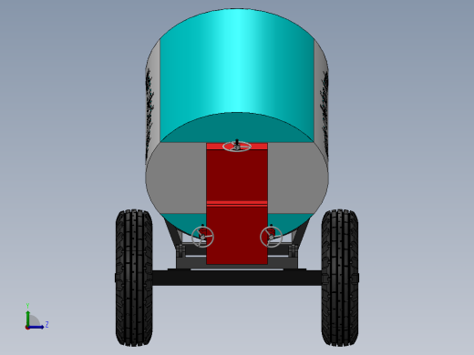 污水处理拖车左视缩略图