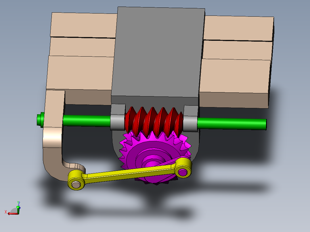 A0002653-蜗杆传动机构