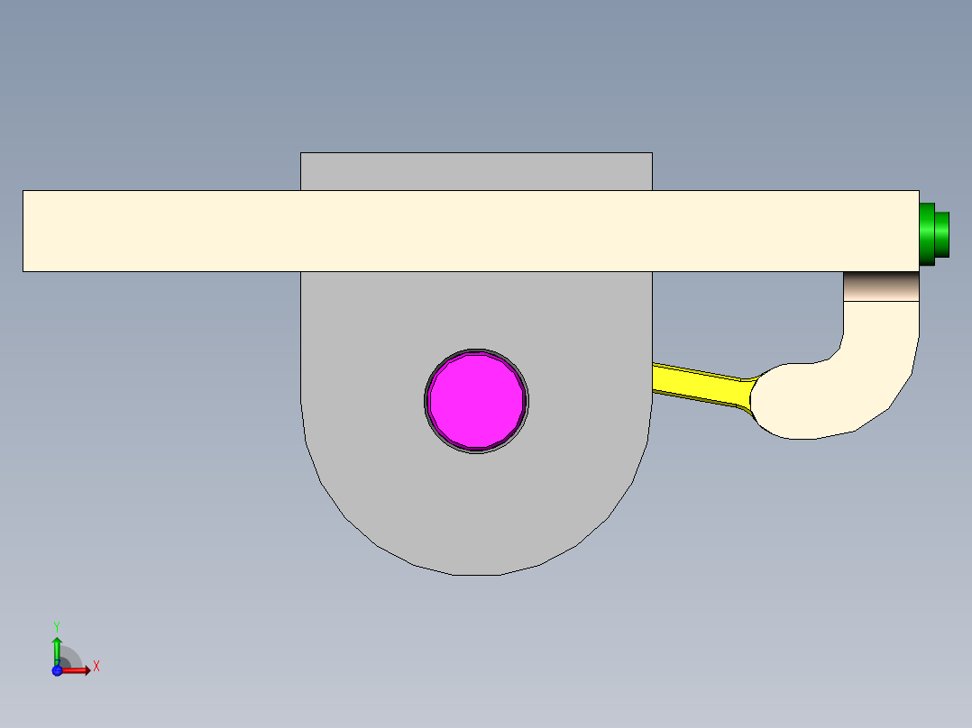 A0002653-蜗杆传动机构前视图