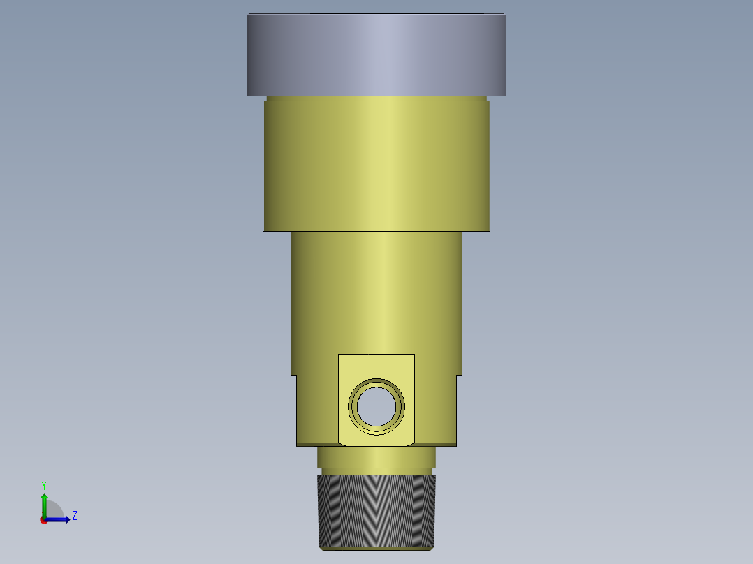 液压止回阀左视图