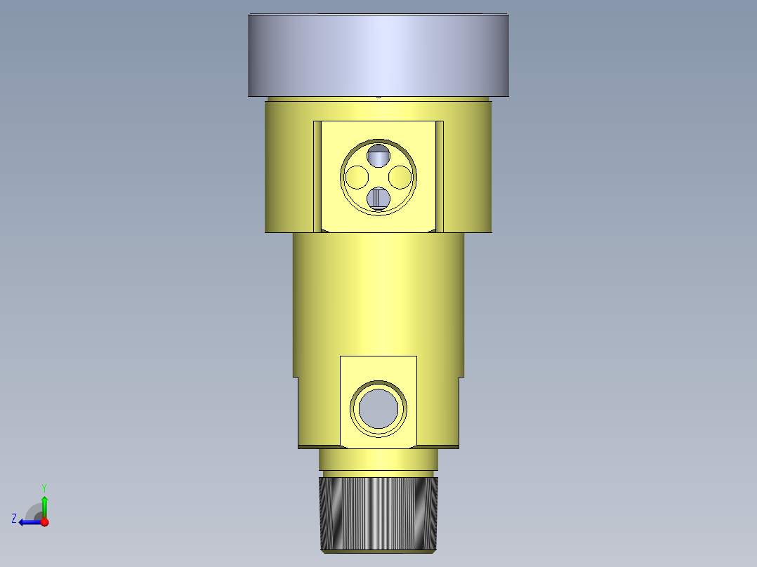 液压止回阀右视图
