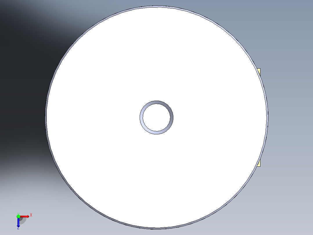 液压止回阀俯视图