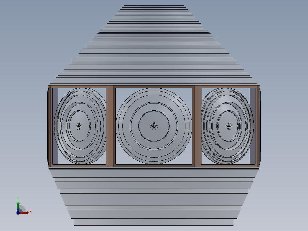 菲涅尔透镜前视图