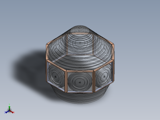 菲涅尔透镜正等轴测缩略图
