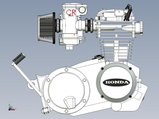 本田CB550引擎前视缩略图