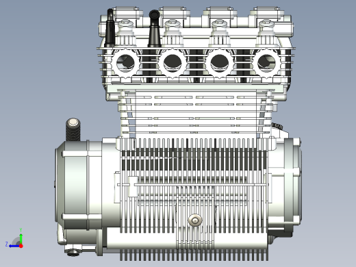 本田CB550引擎右视缩略图