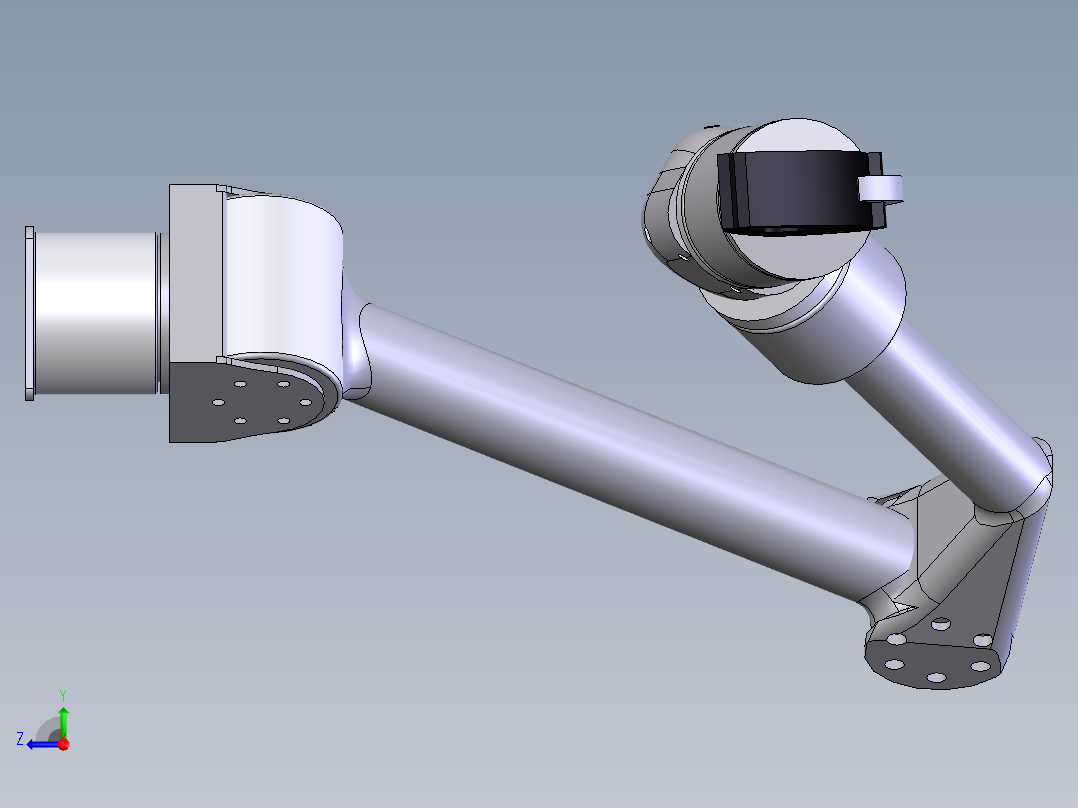 机械臂夹手右视图