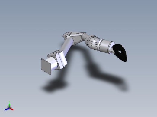 机械臂夹手正等轴测缩略图
