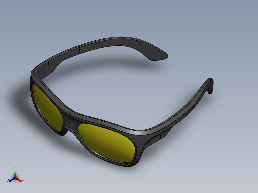 眼镜、墨镜(49)正等轴测图