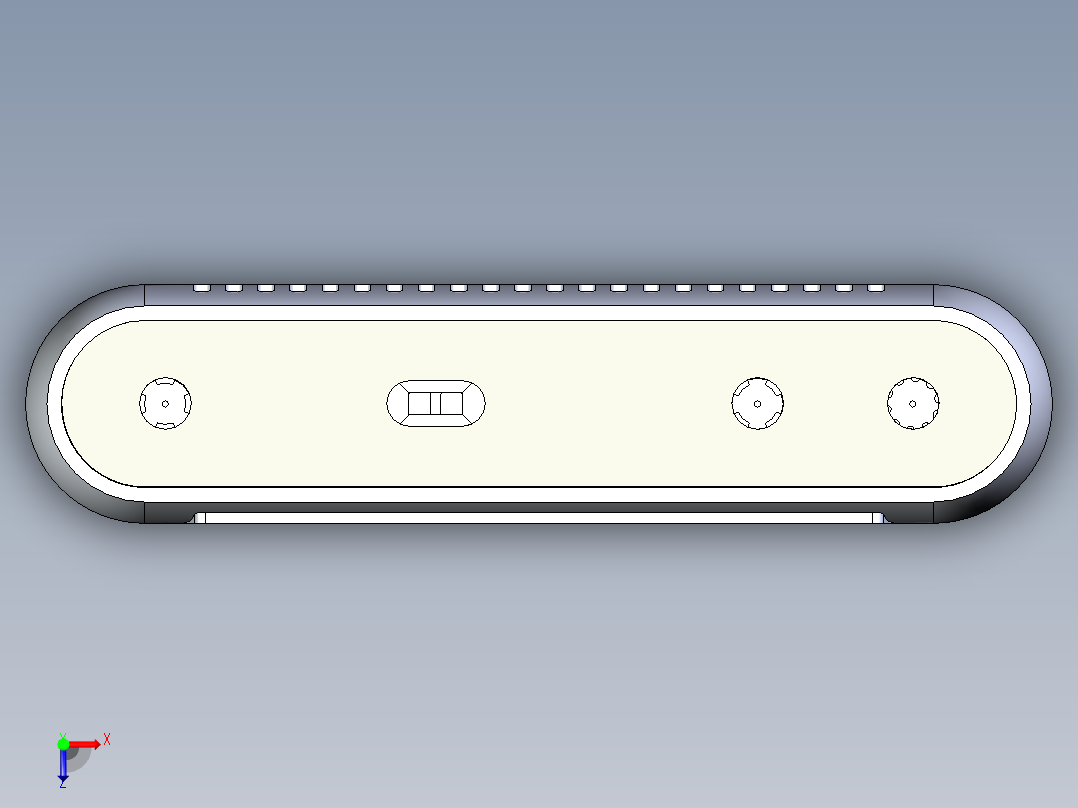 B2004067-英特尔 REALSENSE 深度相机 D415俯视图
