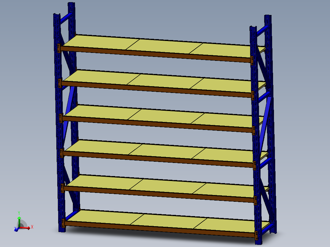 货架、五层轻型货架