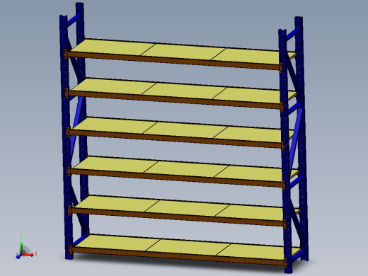 货架、五层轻型货架