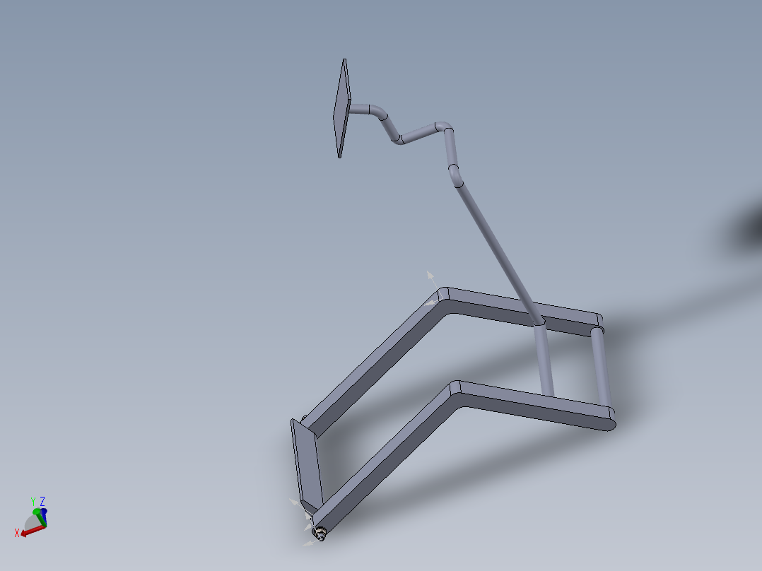 大型轮胎支架13主视图