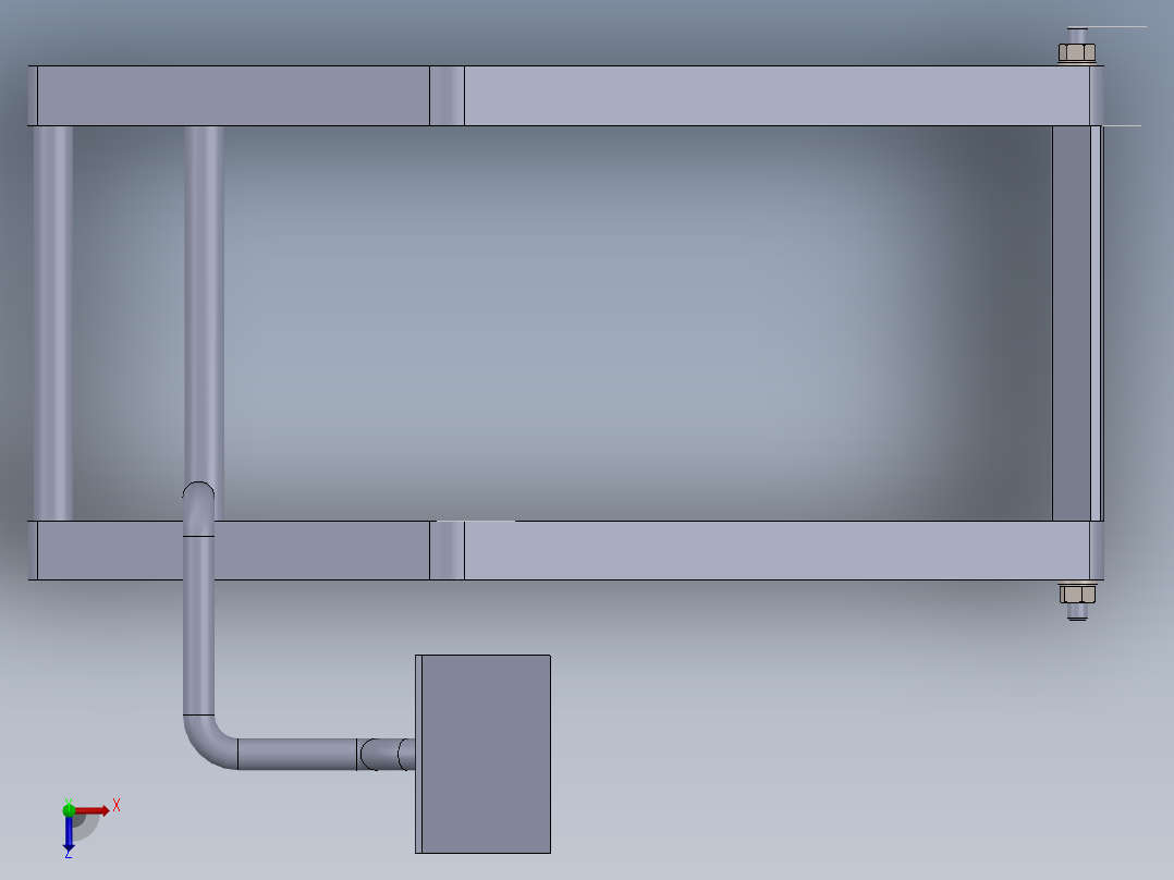大型轮胎支架13俯视图