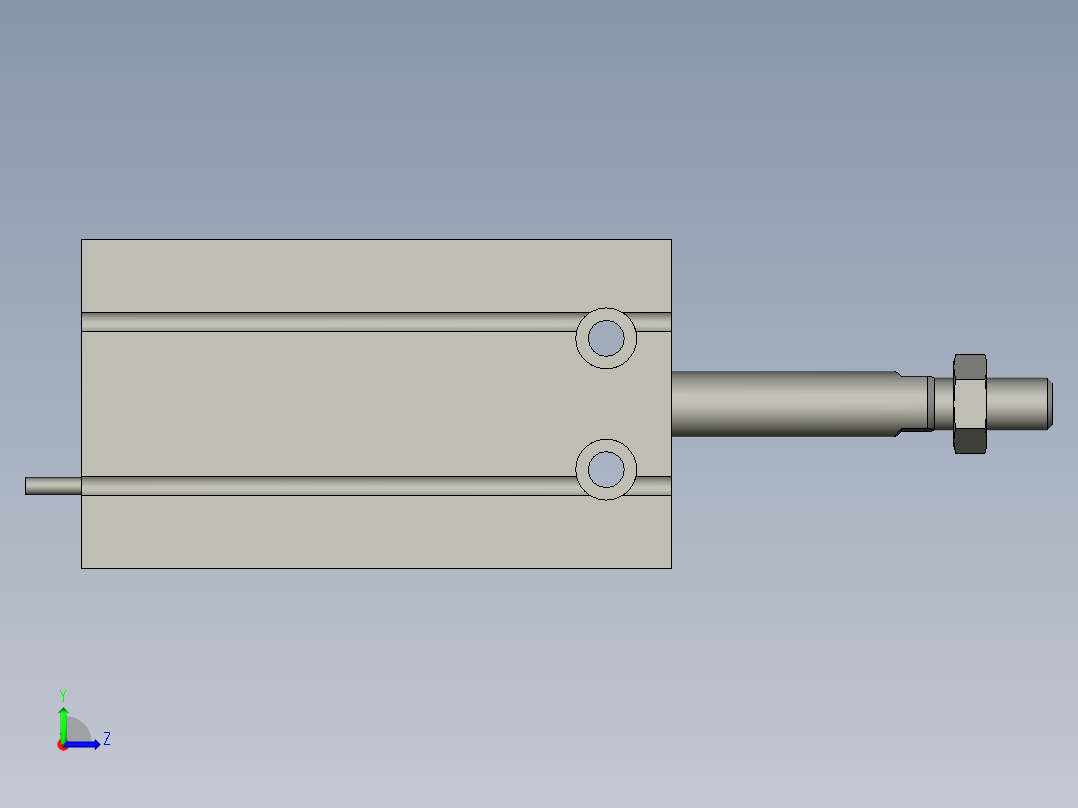 CDU25-40D-M9BL左视图