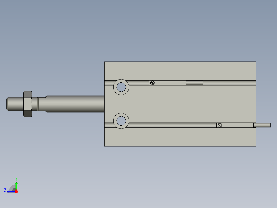 CDU25-40D-M9BL右视图