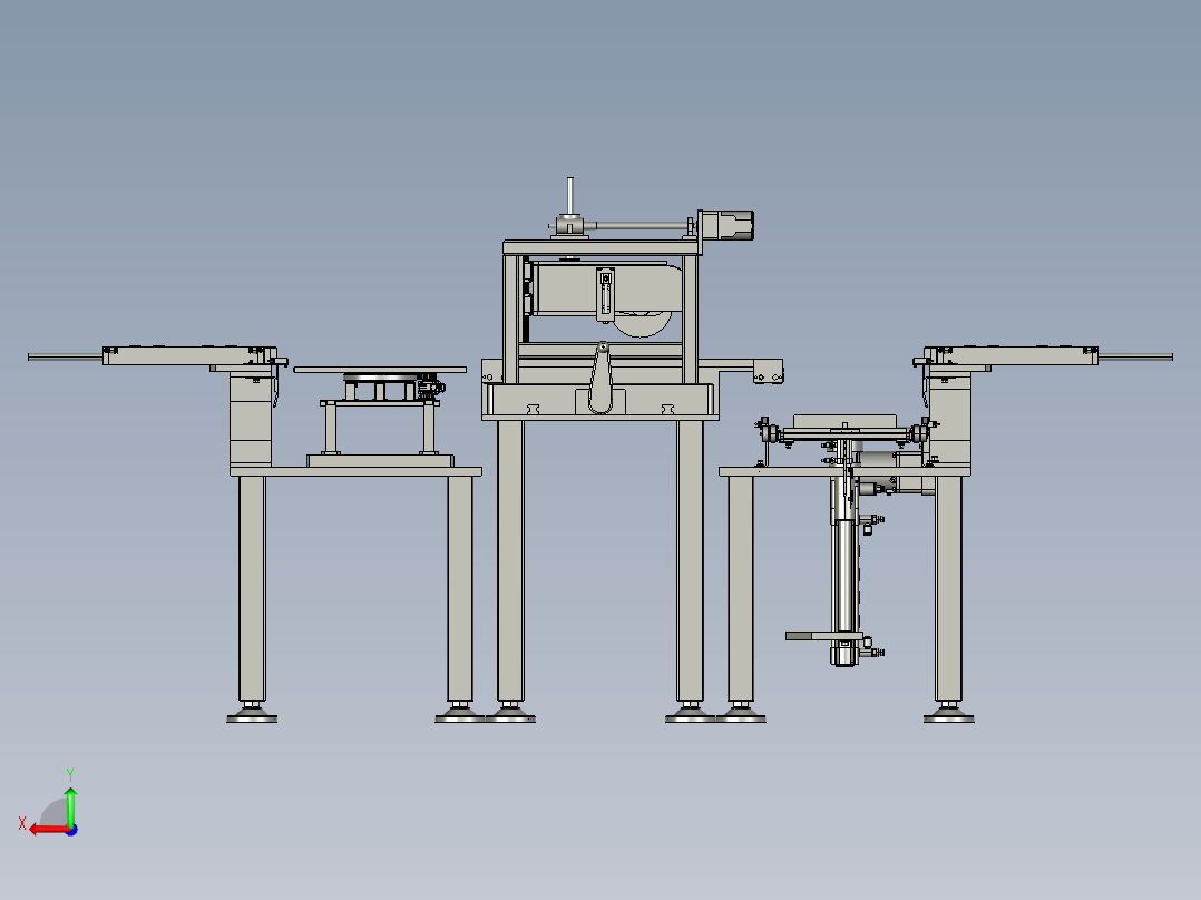 磨双面钢化玻璃磨边机后视图