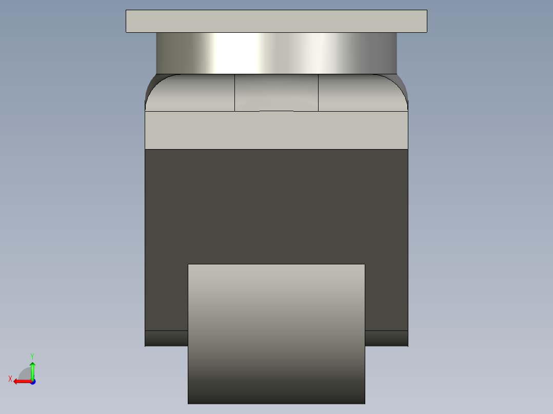 脚轮FW75100F-11-收料后视图