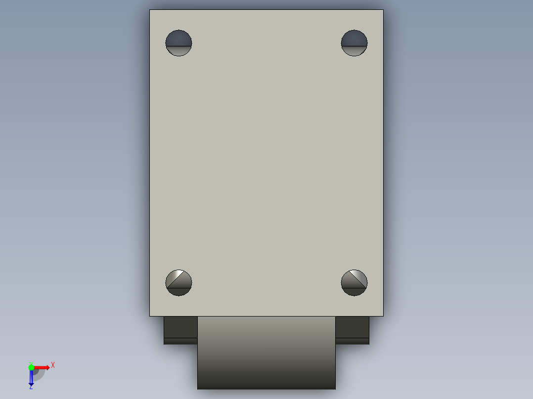 脚轮FW75100F-11-收料俯视图