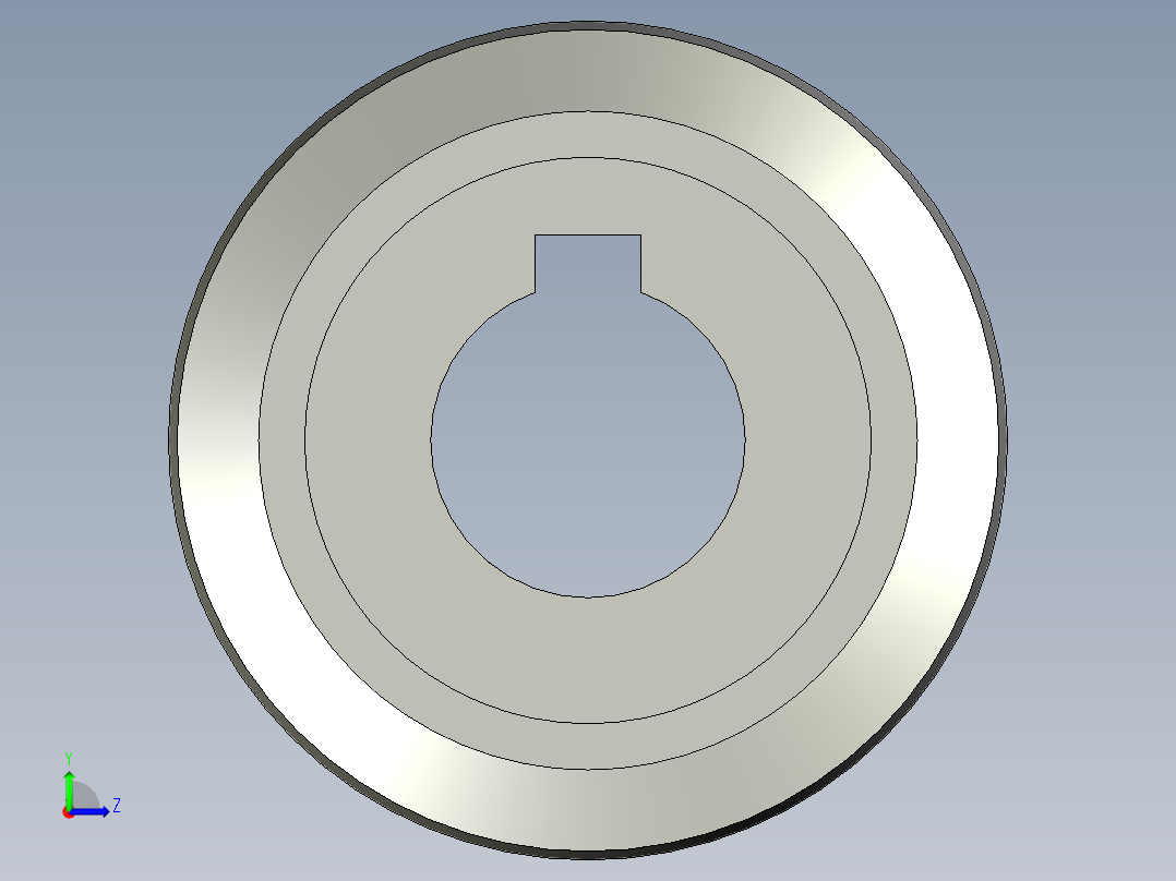 同步带轮ATPV20XL050-B-N15左视图