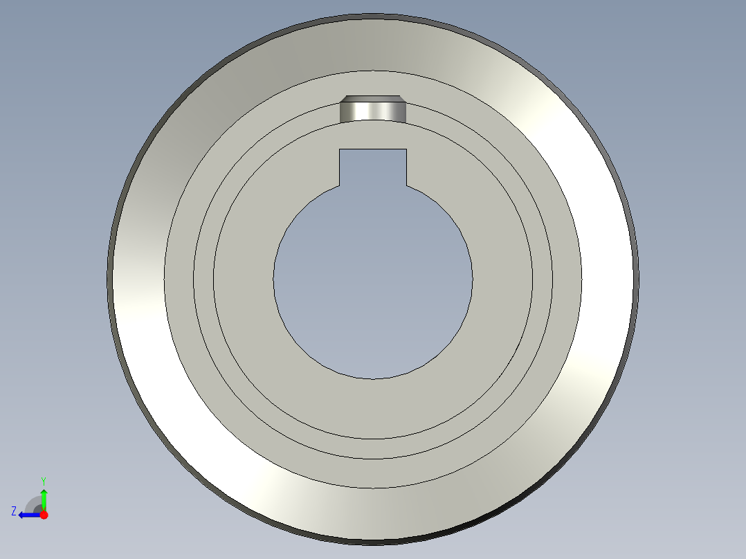 同步带轮ATPV20XL050-B-N15右视图