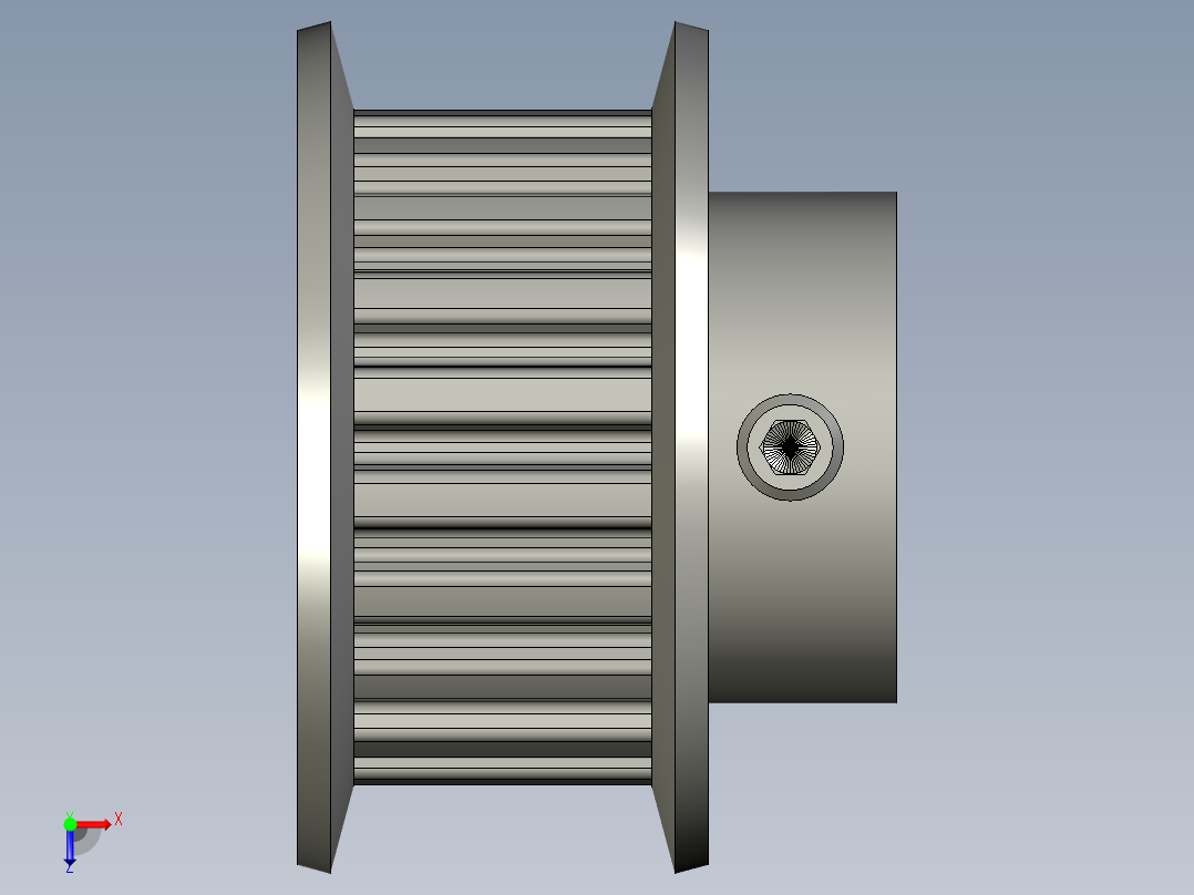 同步带轮ATPV20XL050-B-N15俯视图