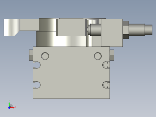 旋转气缸MSQA10L3-M9BLSMC-1111前视缩略图