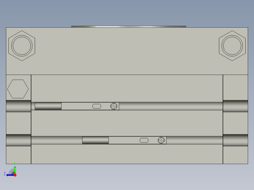 旋转气缸MSQA10L3-M9BLSMC-1111右视缩略图