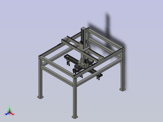 铝框搬运机构-0511正等轴测缩略图