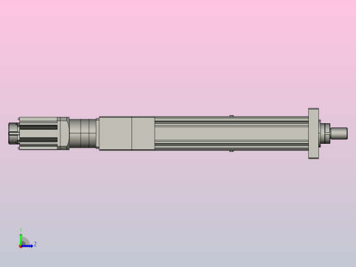 MTA125-450-P10-FF-D-K_-P2000W&amp;3000W-S3重载型电动缸左视缩略图