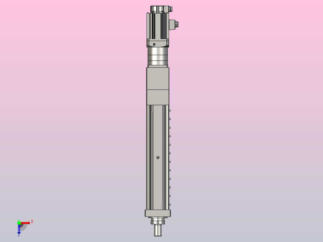 MTA125-450-P10-FF-D-K_-P2000W&amp;3000W-S3重载型电动缸俯视图