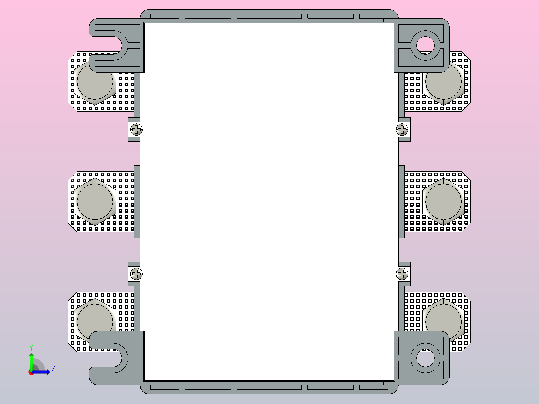 NXR-200电子式过载继电器三维模型202204左视图