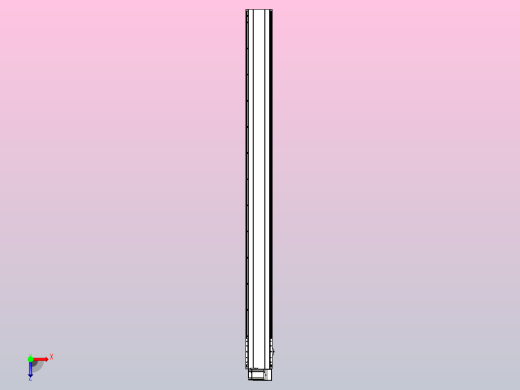 皮带直线轴半封闭可选导轨TPA-HNB-202D-140-L2400-RU-C-P75-N3俯视缩略图