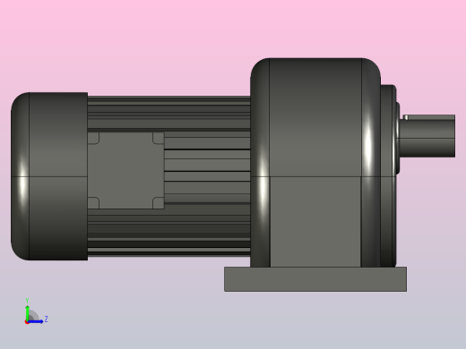 感应电机E50-2200-S1(45-100)左视缩略图