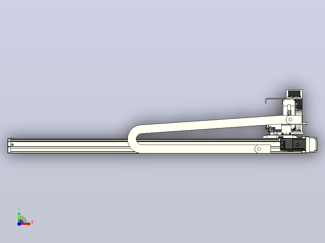 XYGT210-A3-800-300-M-C-0001丝杆模组 XY悬臂 负载2-5KG 内嵌式 XYGT210-A3 替换TOYO直线模组前视图